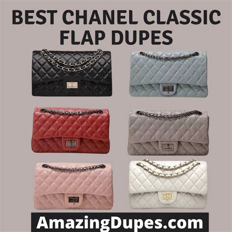 dupe chanel quilted bag|best chanel look alike bags.